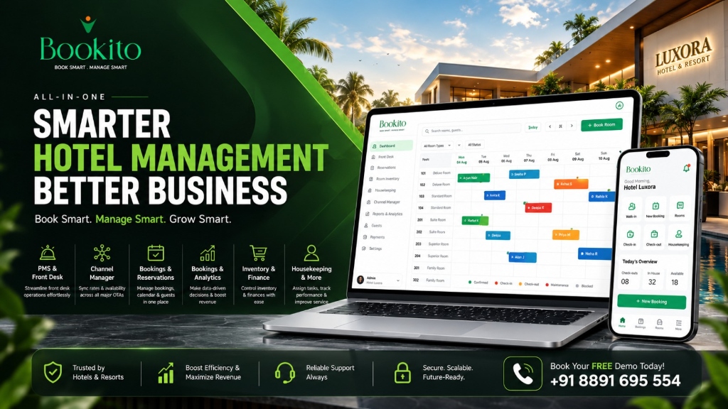 Bookito Smarter Hotel Management Better Business